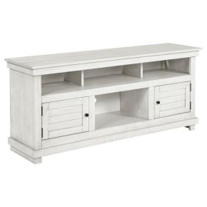 Coaster Fine Furniture 710052 Payne - 60" TV Stand Media Console - Distressed White