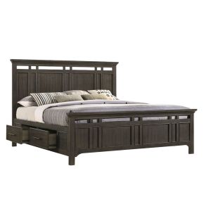 Intercon HW-BR-5360KS-BCL-C Hawthorne - King Storage Bed - Burnished Clay