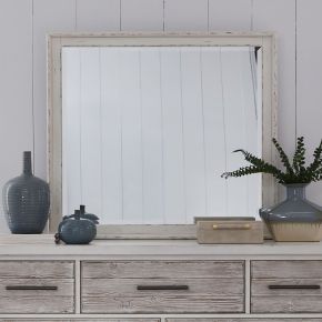 Liberty Furniture 142-BR51 Backroads - Landscape Mirror - White