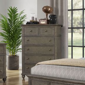 Liberty Furniture 104G-BR41 Twin Lakes - 5 Drawer Chest - Gray