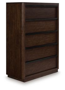 Signature Design by Ashley® PCB857-46 Dilenno - Five Drawer Chest - Dark Brown