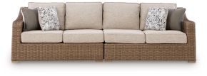Signature Design by Ashley® PCP790-854 Laguna Heights - RAF/LAF Loveseat With Cushion (Set of 2) - Beige