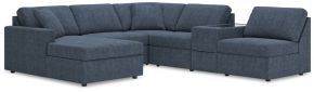 Signature Design by Ashley® 92121S21 Modmax - 6-Piece Sectional With Laf Corner Chaise And Storage Console - Ink