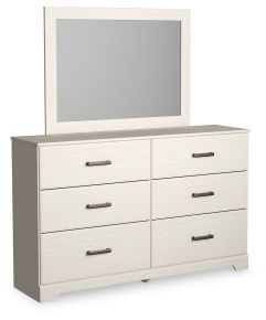 Ashley Furniture B2588B1 Stelsie - Dresser, Mirror - White