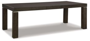 Signature Design by Ashley® D731-35 Hyndell - Dark Brown - Rectangular Dining Room Extension Table