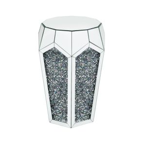 ACME 88007 Noralie - End Table - Pearl Silver - 24"