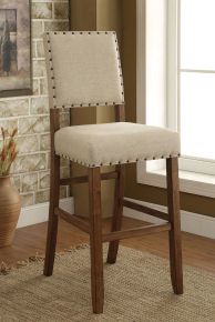 Furniture of America CM3324BC-2PK Sania - Bar Chair (Set of 2) - Rustic Oak