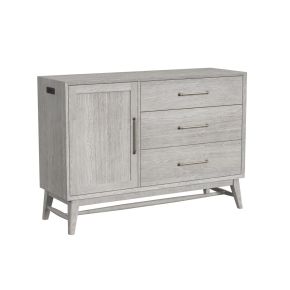 Intercon BY-CA-5640-WHT-C Bayside - Sideboard - Silver