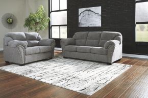 Benchcraft® 28105/38/35 Allmaxx - 2 Pc. - Sofa, Loveseat - Pewter