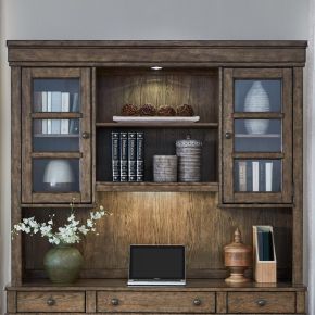 Liberty Furniture 930-HO131 Carolina Park - Credenza Hutch - Brown