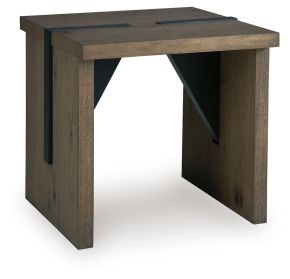 Ashley Furniture T554-2 Kandinew - Square End Table - Light Brown