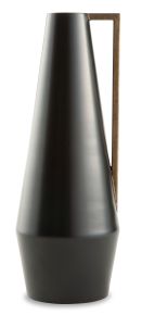 Signature Design by Ashley® A2000553 Pouderbell - Black / Gold Finish - Vase - Small