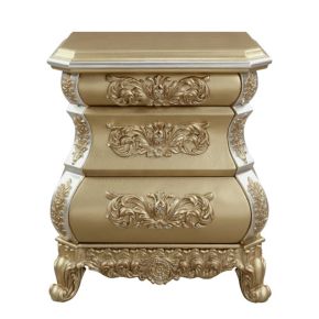 ACME BD00452 Seville - Nightstand - Gold