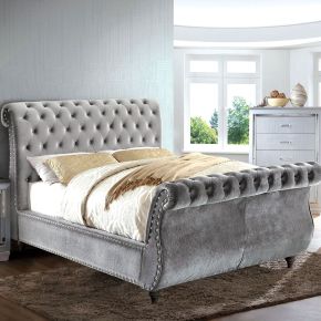 Furniture of America CM7128GY-Q-BED-VN Noella - Queen Bed - Gray