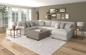 Jackson 334512-1956/03 Livingston - 40" Cocktail Ottoman - Slate