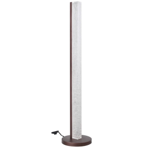 ACME 40365 Vreni - Floor Lamp - Clear & Brown