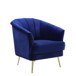 ACME LV00211 Eivor - Chair - Blue Velvet