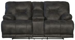 Catnapper 4389-1228/53-3028/53 Voyager - Fabric Lay Flat Console Reclining Loveseat - Slate