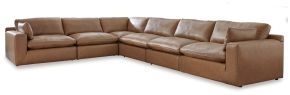 Signature Design by Ashley® 30901S5 Emilia - Caramel - 6-Piece Sectional