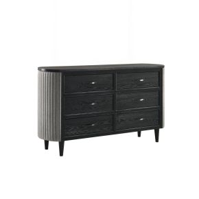 New Classic B1434-050 Skyline - 6 Drawer Dresser - Onyx