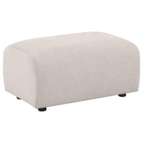 Coaster Fine Furniture 504958 Burnett - Chenille Upholstered Ottoman - Ivory