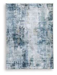 Signature Design by Ashley® R407482 Arlenmont - 5' x 7' Rug - Blue / White / Brown