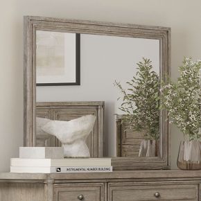Liberty Furniture 508-BR51 Rochelle Park - Mirror - Smokey Taupe