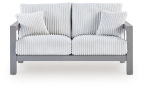 Ashley Furniture PCP695-835 Hurley Park - Loveseat With Cushion - Gray