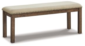 Signature Design by Ashley® D631-00 Moriville - Upholstered Bench - Beige