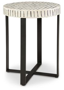 Signature Design by Ashley® A4000530 Crewridge - Black / Cream - Accent Table