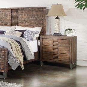ACME 21293 Andria - Nightstand - Reclaimed Oak