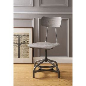 ACME 70277 Jonquil - Side Chair (Set of 2) - Gray Oak & Sandy Gray