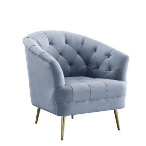 ACME LV00208 Bayram - Chair - Light Gray Velvet
