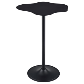 CoasterEssence 182230 Keanu - Curved Cloud-Shaped Bistro Bar Table - Black