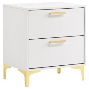 CoasterEveryday 224402 Kendall - 2-Drawer Nightstand - White