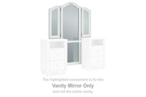 Signature Design by Ashley® PCB1819-25 Kozlani - Vanity Mirror - White