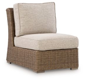Signature Design by Ashley® PCP790-846 Laguna Heights - Armless Chair With Cushion - Beige