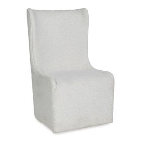 Ashley Furniture PCD843-02 Radkin - Dining Upholstered Wingback Side Chair (Set of 2) - Off White