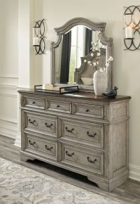 Signature Design by Ashley® B751/31/36 Lodenbay - Dresser, Mirror - Antique Gray