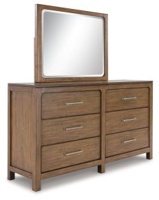 Signature Design by Ashley® B974B1 Cabalynn - Dresser And Mirror - Light Brown