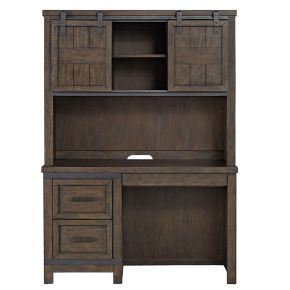 Liberty Furniture 759-YBR-SD Thornwood Hills - 2 Piece Desk Set - Dark Brown