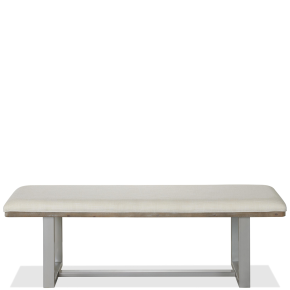 Riverside Furniture 39359 Intrigue - Upholstered Dining Bench - Hazelwood