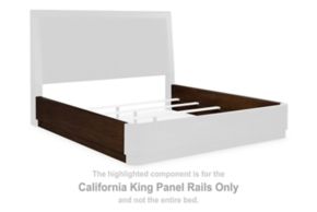 Signature Design by Ashley® PCB857-94 Dilenno - California King Panel Rails - Dark Brown