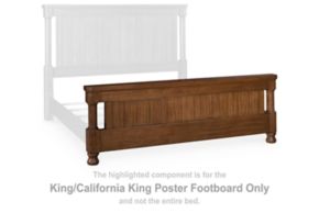 Signature Design by Ashley® PCB824-56 Rowlenstown - King/California King Poster Footboard - Brown