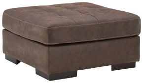 Ashley Furniture 6200208 Maderla - Walnut - Oversized Accent Ottoman