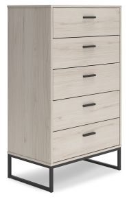 Signature Design by Ashley® EB1864-245 Socalle - Five Drawer Chest - Light Natural