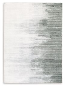 Signature Design by Ashley® R406252 Milset - Black / White / Gray - Medium Rug