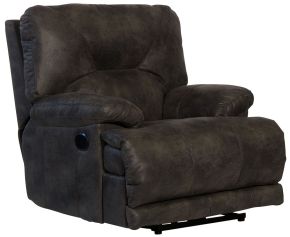 Catnapper 643807-1228/53-3028/53 Voyager - Fabric Power Lay Flat Recliner - Slate