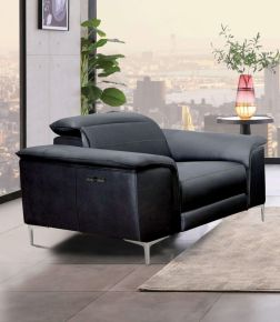 Furniture of America CM9927BK-CH-PM Ascona - Power Recliner - Black