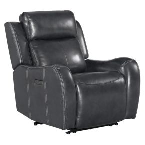 Intercon WW-RC-140DPR-CGR-C Wainwright - Dual-Power Recliner - Charcoal Gray